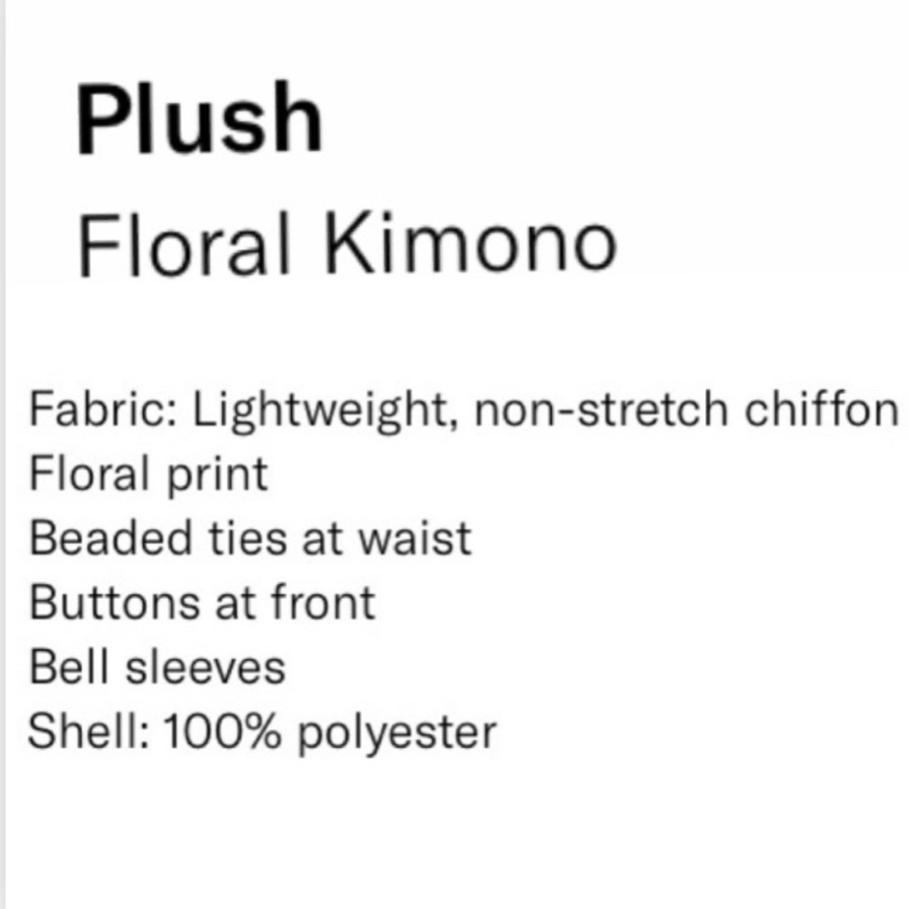 🌟Kimono in Red Floral Small - Picture 4 of 16